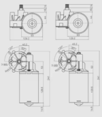 Universal Windshield 12v 24v Wiper Motor ZD2730 4