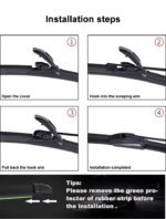 Universal Frameless Wiper Blade 1