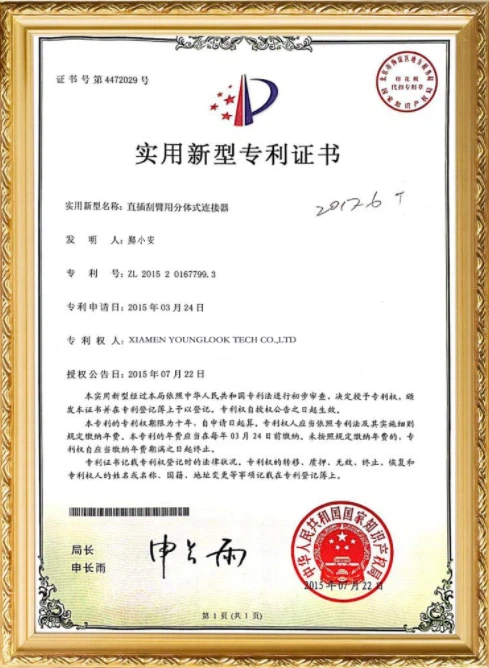 patent certificate