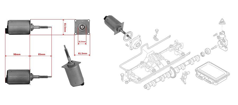 2007 bmw 750li valvetronic motor gasket