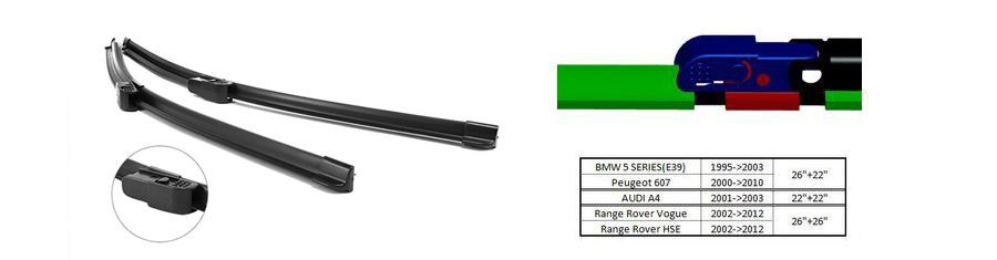 BMW E39 Wiper Blades SizeS