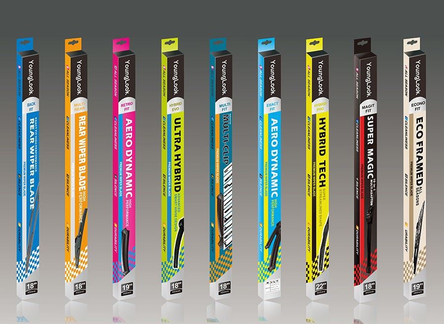 younglook AEROTWIN Wiper Blades package