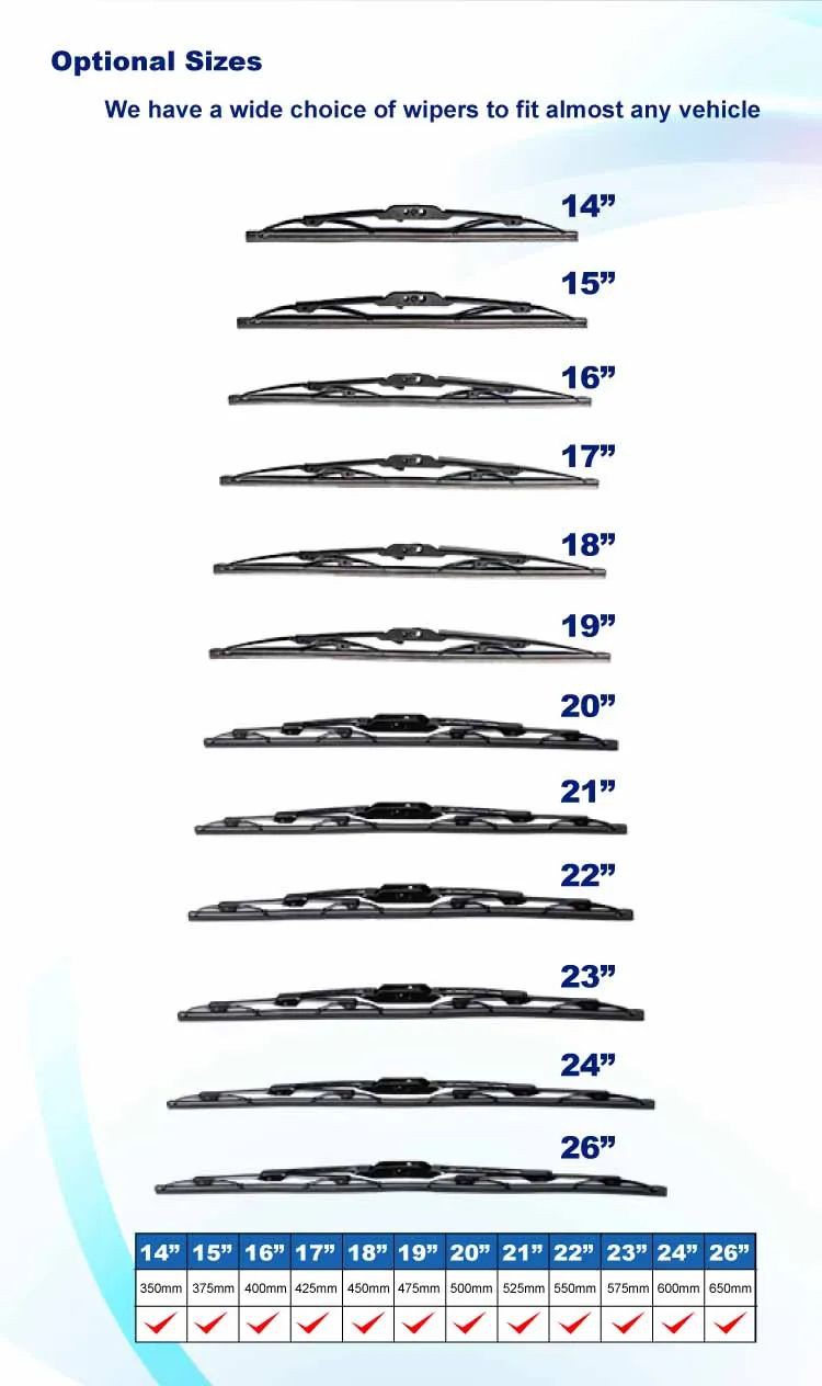 freightliner classic wiper blades