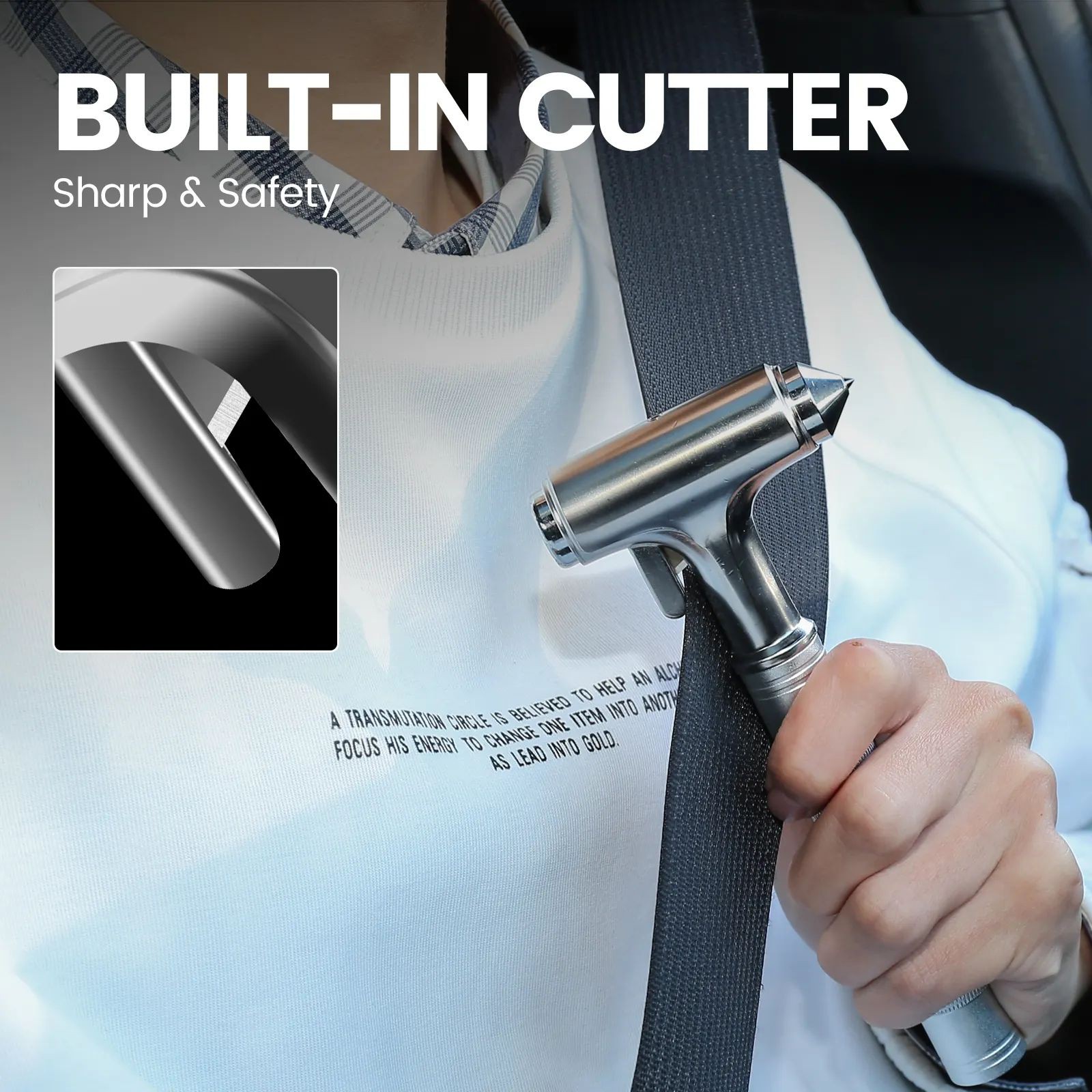 built-in cutter