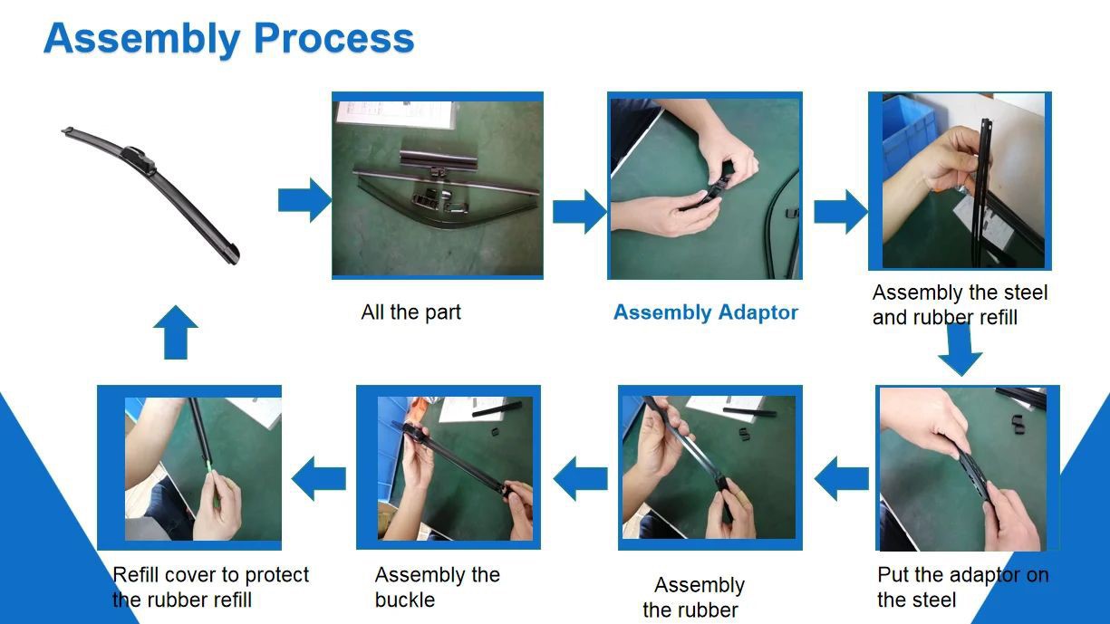 wiper blade assembly process