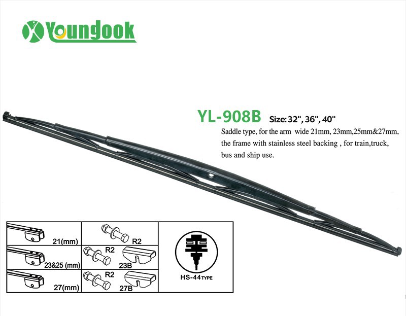 heavy duty truck wiper blade detail