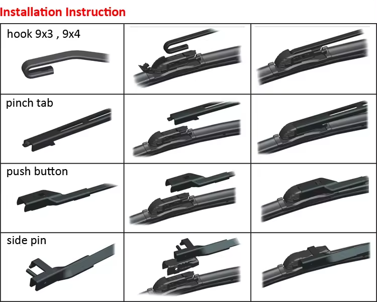 how to fit Frameless Car Wipers